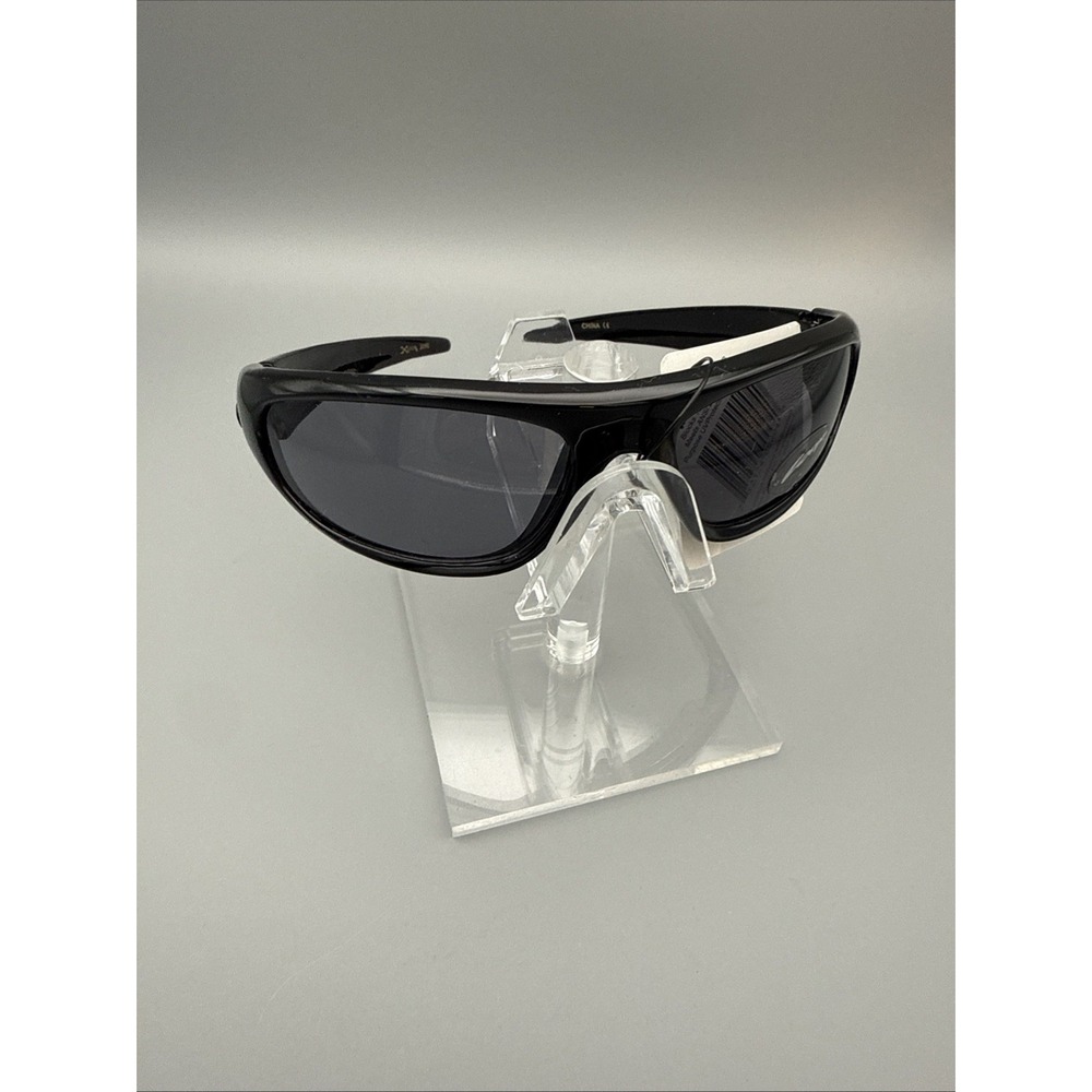 X-Loop Kid Authentic Black Sport Baseball Cycling Wrap Sunglasses UV400 Protect